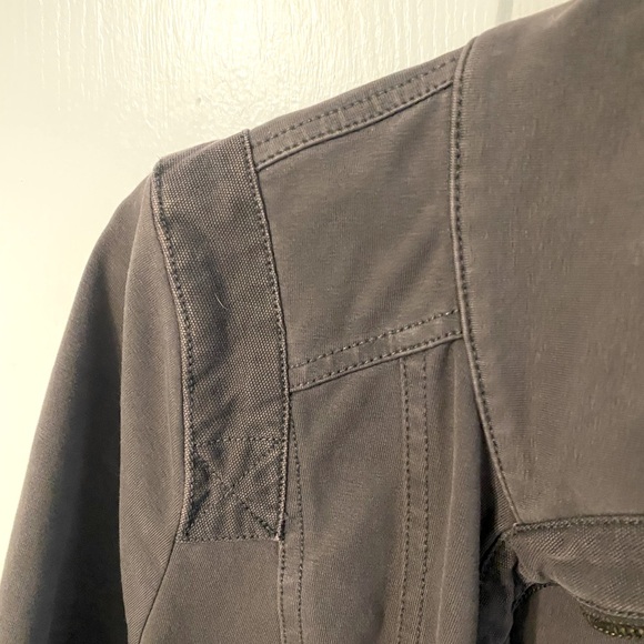 Gorgeous Slate Grey Jacket Zip Up Size M - Picture 4 of 5